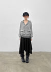 Litnum High-neck Pocket Knit Cardigan