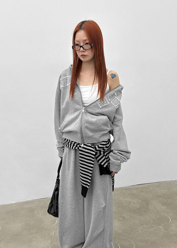 [MADE] Plbun Applique Hood Zip-Up (Set Available)