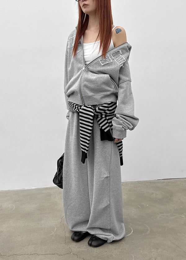 [MADE] Plbun Applique Hood Zip-Up (Set Available)