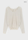 Gerent Back Hole V-neck Knit