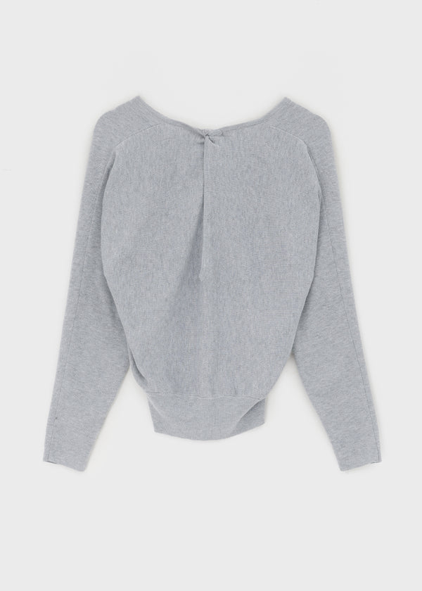 Gerent Back Hole V-neck Knit