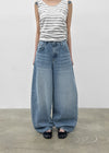 Shommi Wide Balloon Denim Pants