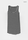 Cieron Striped U-neck Long Sleeveless