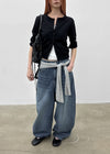 Shommi Wide Balloon Denim Pants