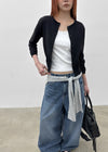 Shommi Wide Balloon Denim Pants