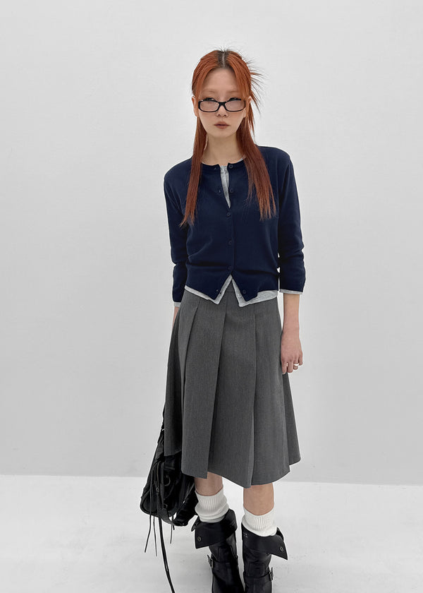 [MADE] Budri Round 3/4 Sleeve Knit Cardigan