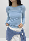 [MADE] Fluffy Layered Ribbed Long Sleeve Top (Set Available)