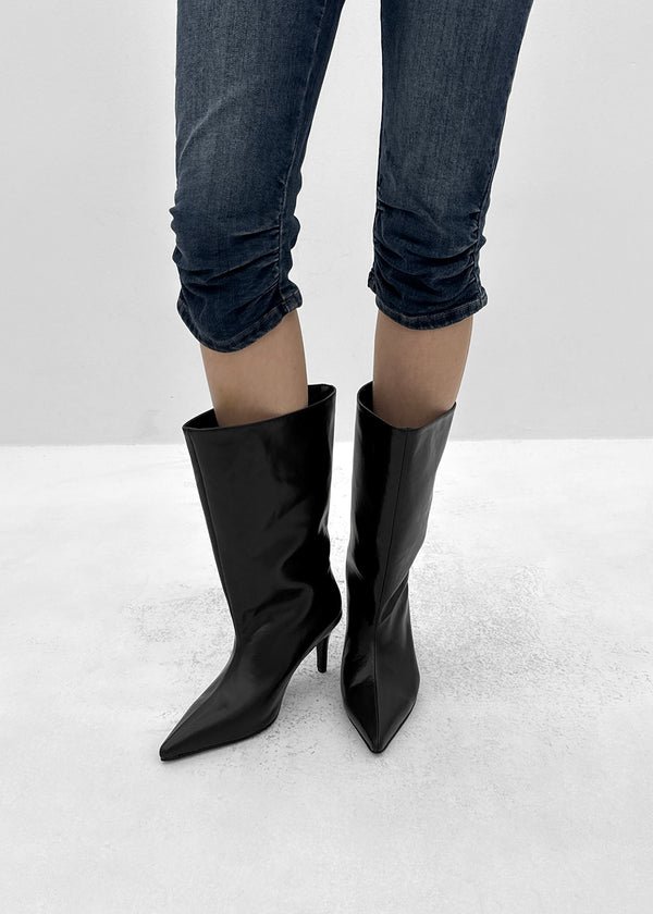 Wanico Stiletto Heeled Middle Boots