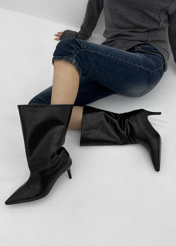 Wanico Stiletto Heeled Middle Boots
