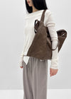 Hanobi Vintage Washed Big Shoulder Bag