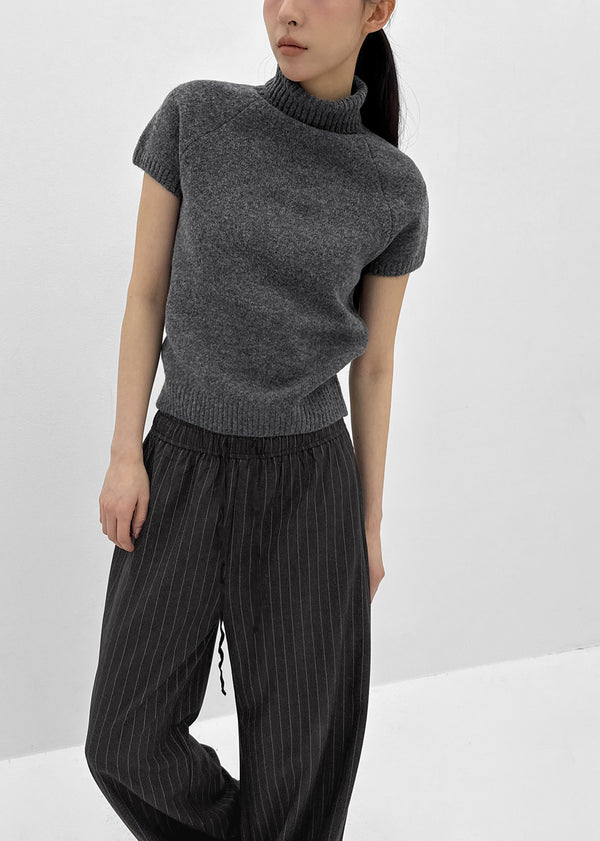 Nervik Turtleneckr Short Sleeve Knit