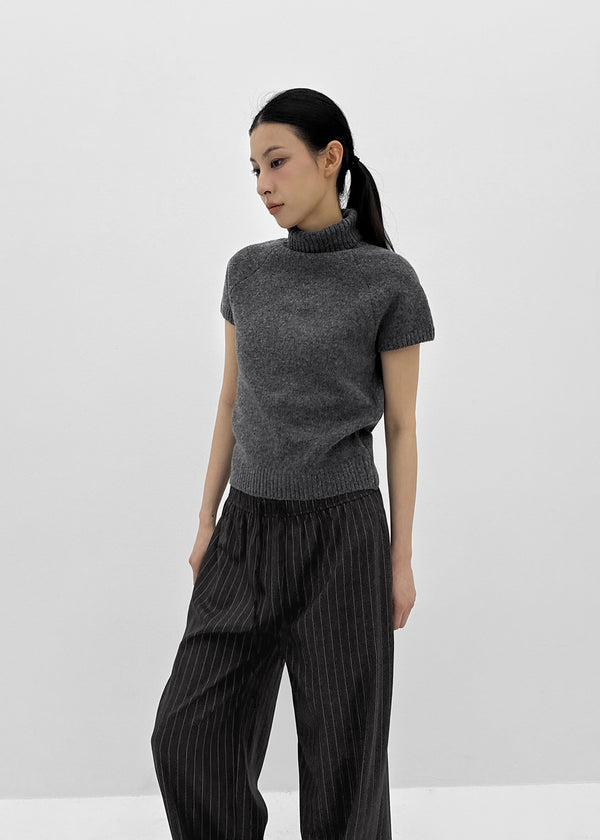 Nervik Turtleneckr Short Sleeve Knit