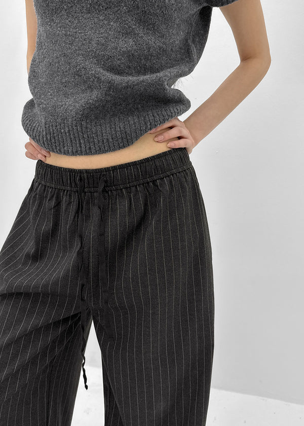 [MADE] Peplin Stripe Elastic Waist Pants