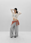 [MADE] Colnut Panelled Two-Way Banded Pants