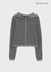 [MADE] Ripol Stripe Knit Hood Zip-Up (Set Available)