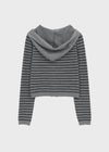 [MADE] Ripol Stripe Knit Hood Zip-Up (Set Available)