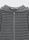 [MADE] Ripol Stripe Knit Hood Zip-Up (Set Available)