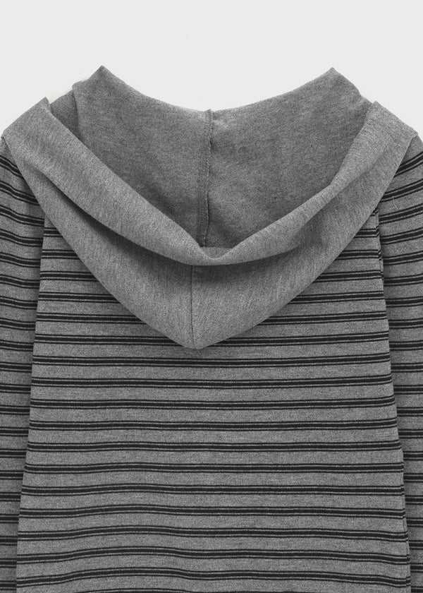 [MADE] Ripol Stripe Knit Hood Zip-Up (Set Available)