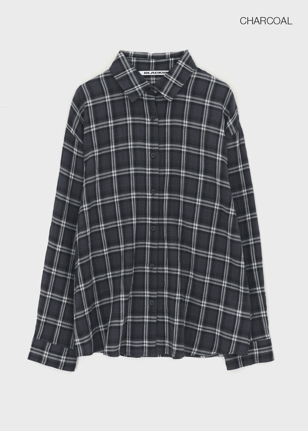 [MADE] Lukael Loose-Fit Check Shirt