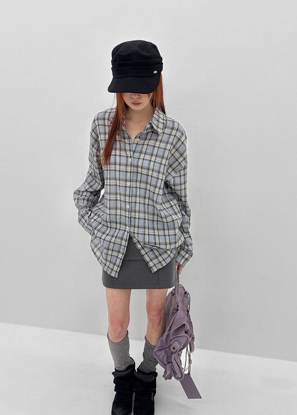 [MADE] Lukael Loose-Fit Check Shirt