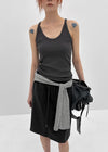 Dipley U-neck Ribbed Sleeveless