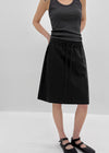 Jubiki Banding Midi Skirt
