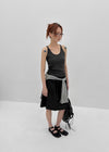 Jubiki Banding Midi Skirt