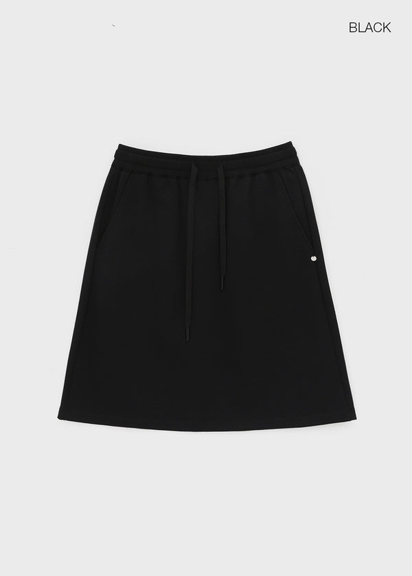 Jubiki Banding Midi Skirt