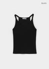 Dipley U-neck Ribbed Sleeveless