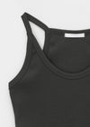 Dipley U-neck Ribbed Sleeveless