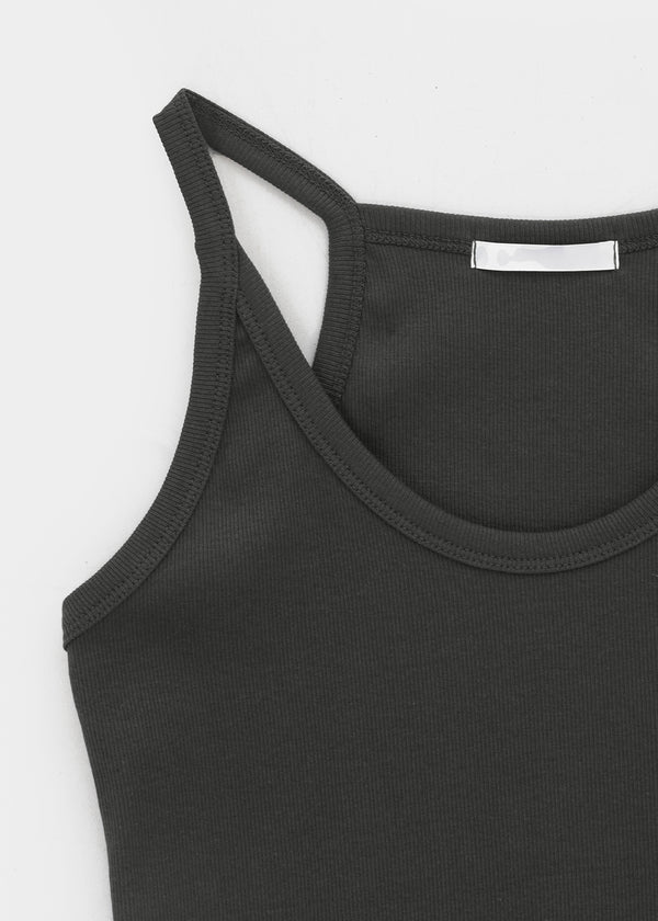 Dipley U-neck Ribbed Sleeveless