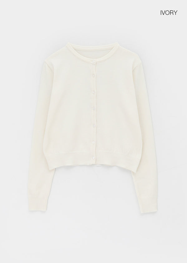Beckive Round Knit Cardigan