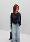 Beckive Round Knit Cardigan