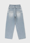 Cluvan Washed Wide Denim Pants