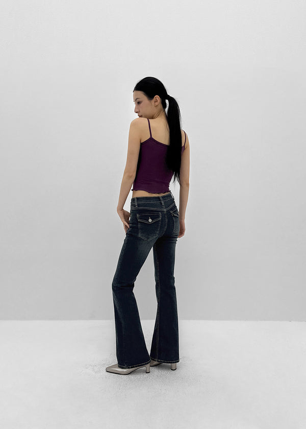 [MADE] Rabu Back-Pocket Slim Bootcut Denim Pants