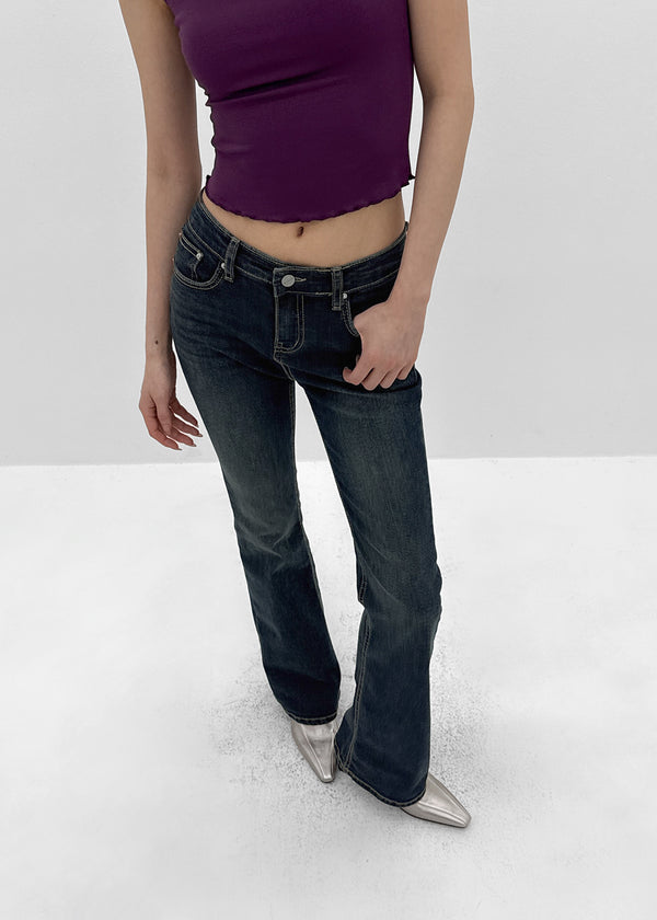 [MADE] Rabu Back-Pocket Slim Bootcut Denim Pants