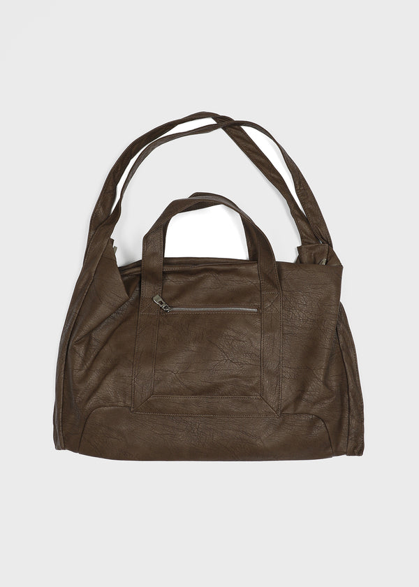 Hanobi Vintage Washed Big Shoulder Bag