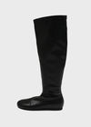 Tonycorn Spandex Leather Long Boots