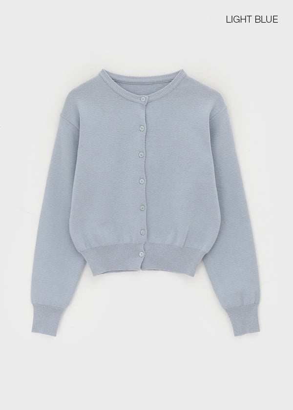 Celloti Round Knit Cardigan