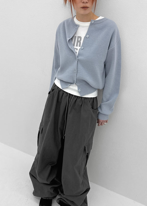 Celloti Round Knit Cardigan