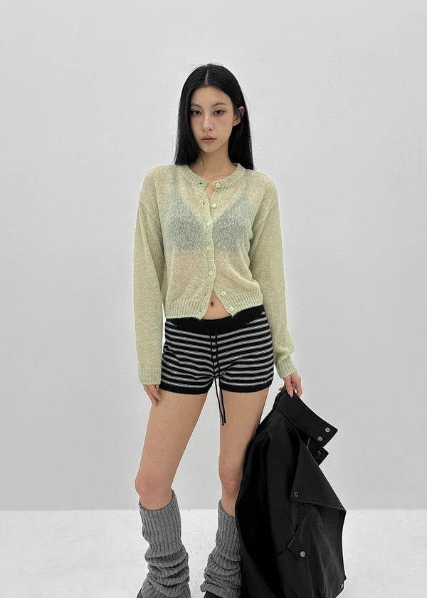 [MADE] Ripol Stripe Knit Shorts (Set Available)