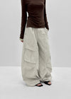 Tracu Washed Wide Cargo Pants