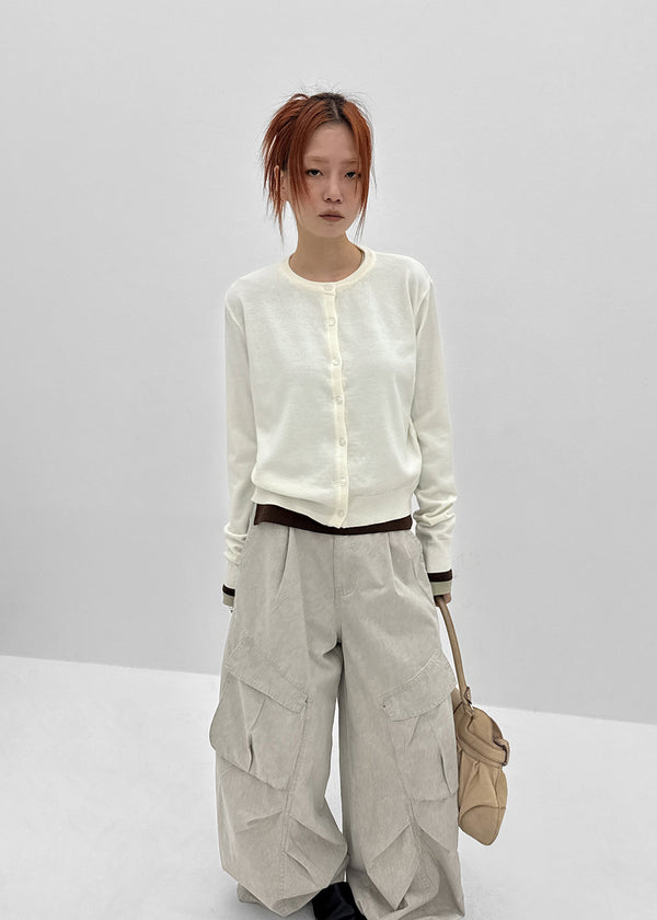 Beckive Round Knit Cardigan