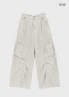 Tracu Washed Wide Cargo Pants