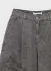 Tracu Washed Wide Cargo Pants