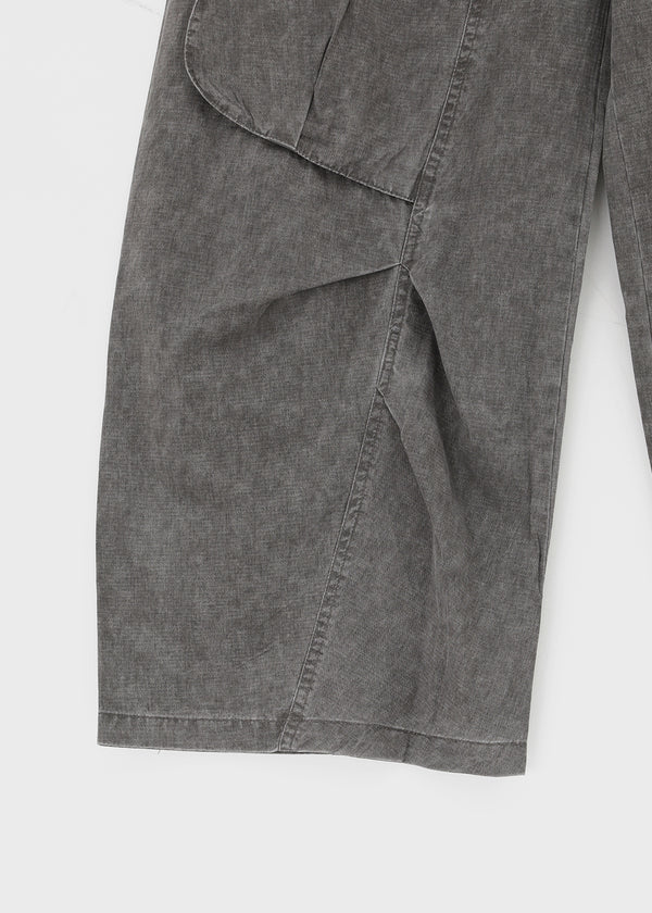 Tracu Washed Wide Cargo Pants