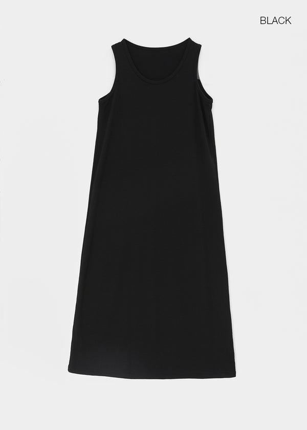 Nuss Layered Sleeveless Long Dress