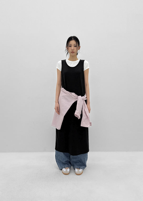 Nuss Layered Sleeveless Long Dress