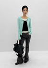 Ehome Ribbed Cardigan