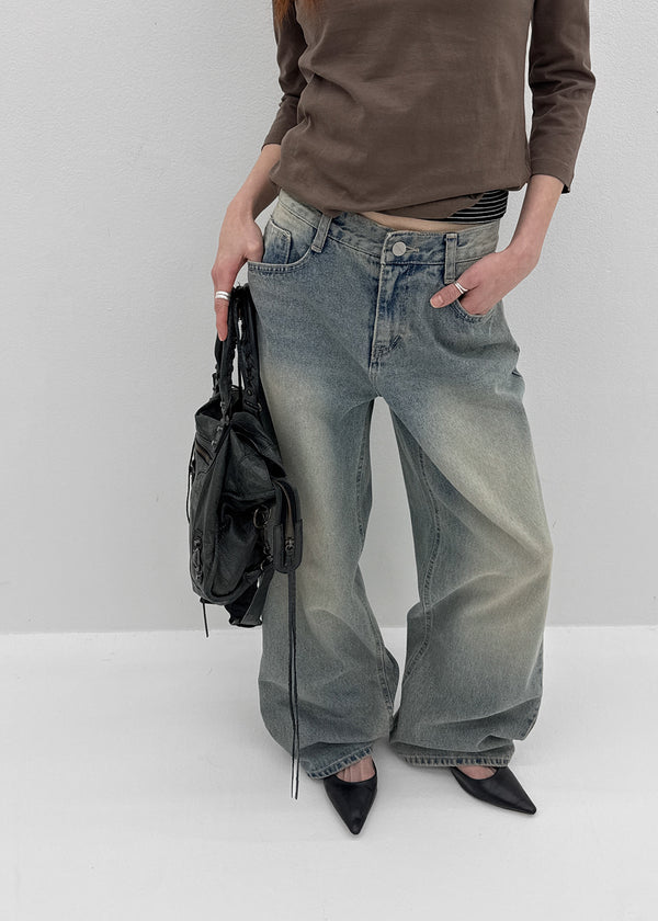 [MADE] Pesto Low Wide Denim Pants